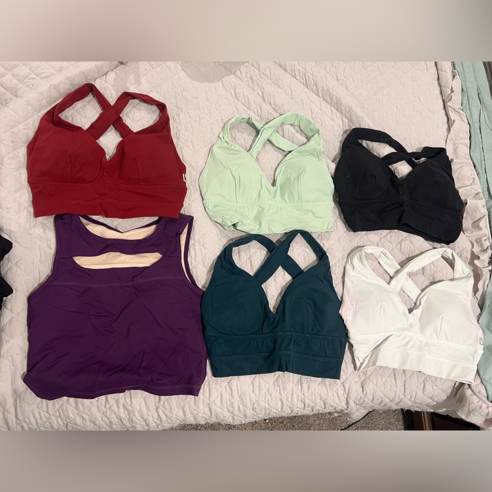BuffBunny Alpha and Peek-a-Boo: red, violet, mint, teal, black, and white